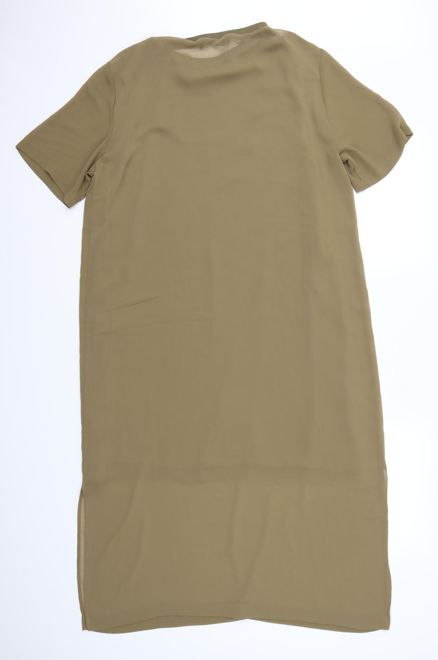 Zara Womens Brown   T-Shirt Dress  Size 2XL
