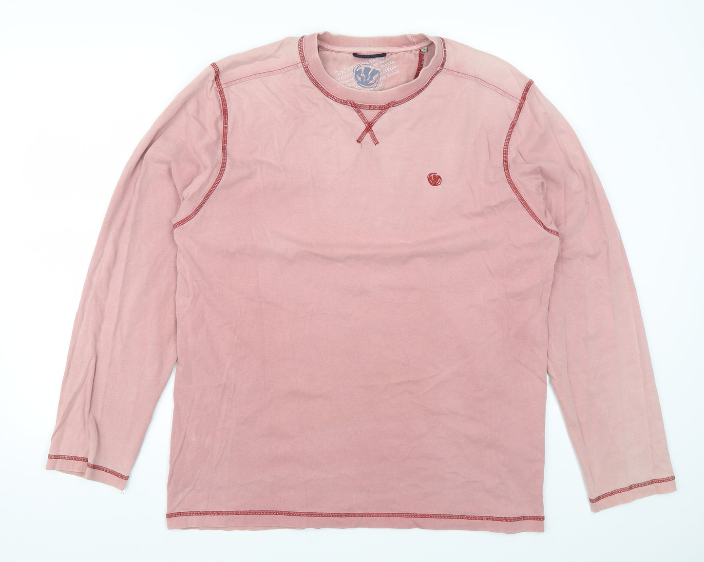 Fat Face Mens Pink    T-Shirt Size L