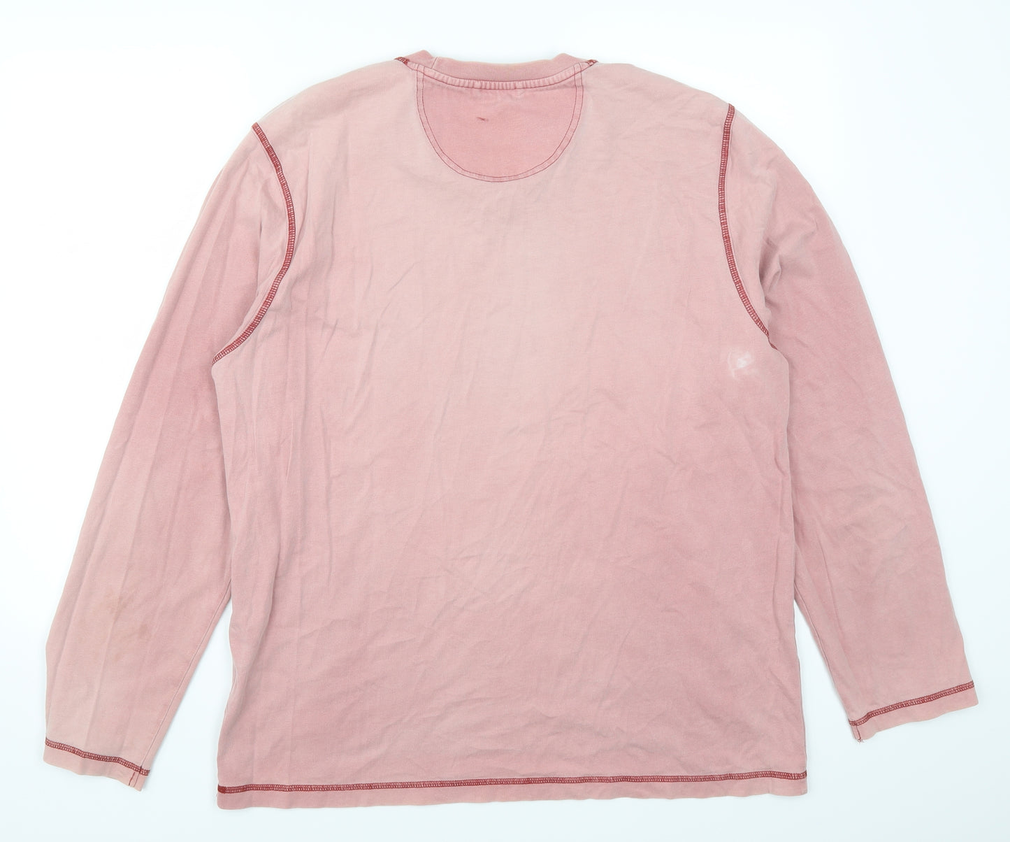 Fat Face Mens Pink    T-Shirt Size L
