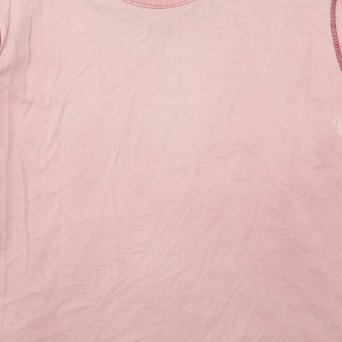 Fat Face Mens Pink    T-Shirt Size L