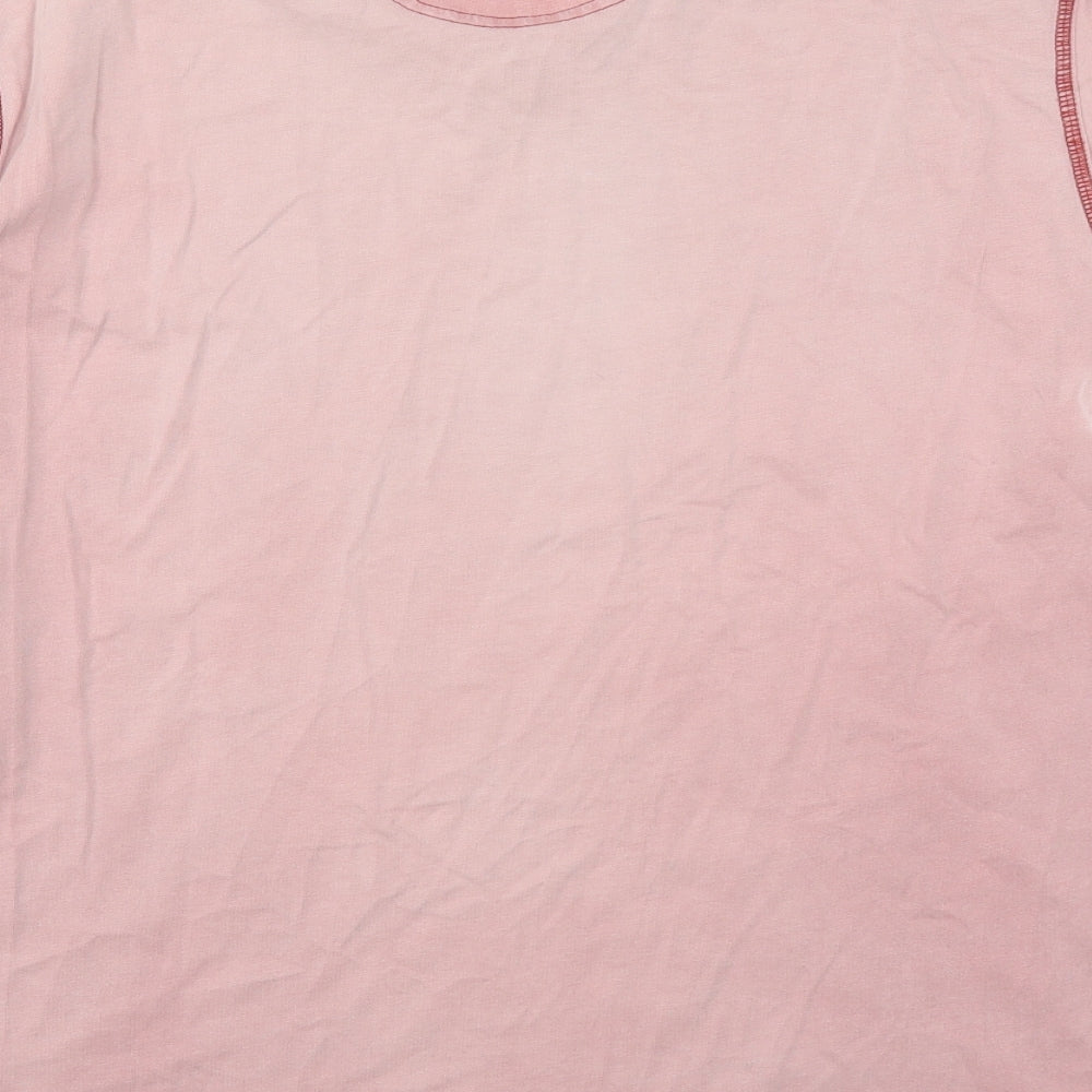 Fat Face Mens Pink    T-Shirt Size L