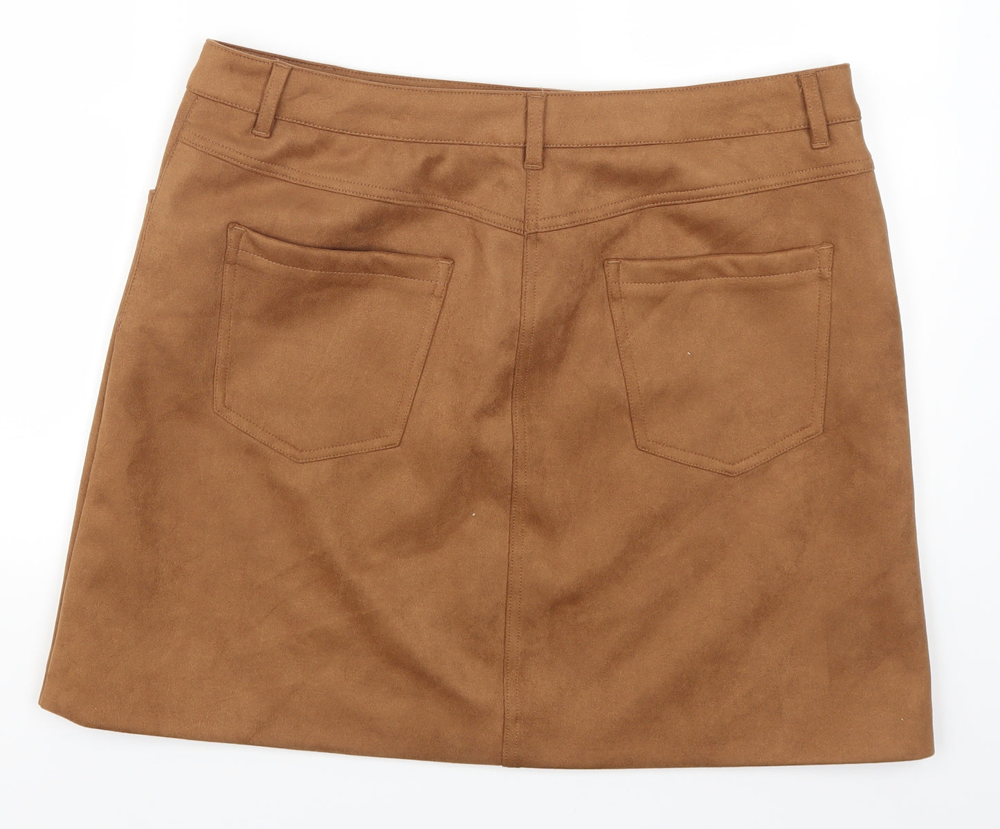 Marks and Spencer Womens Brown   A-Line Skirt Size 16