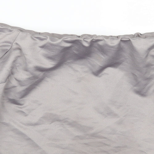 Miss Selfridge Womens Grey   Basic Blouse Size 12
