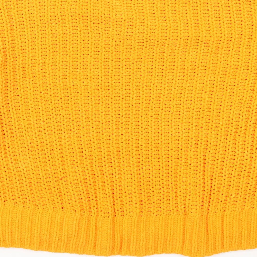 H&M Womens Orange   Pullover Jumper Size 8