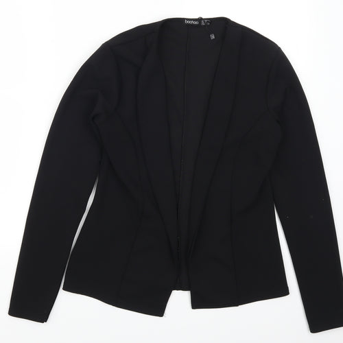 Boohoo Womens Black   Jacket  Size 10