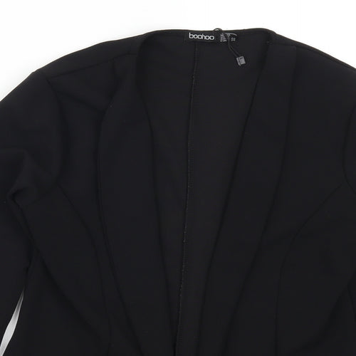 Boohoo Womens Black   Jacket  Size 10