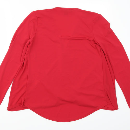 Atmosphere Womens Red   Basic T-Shirt Size 10