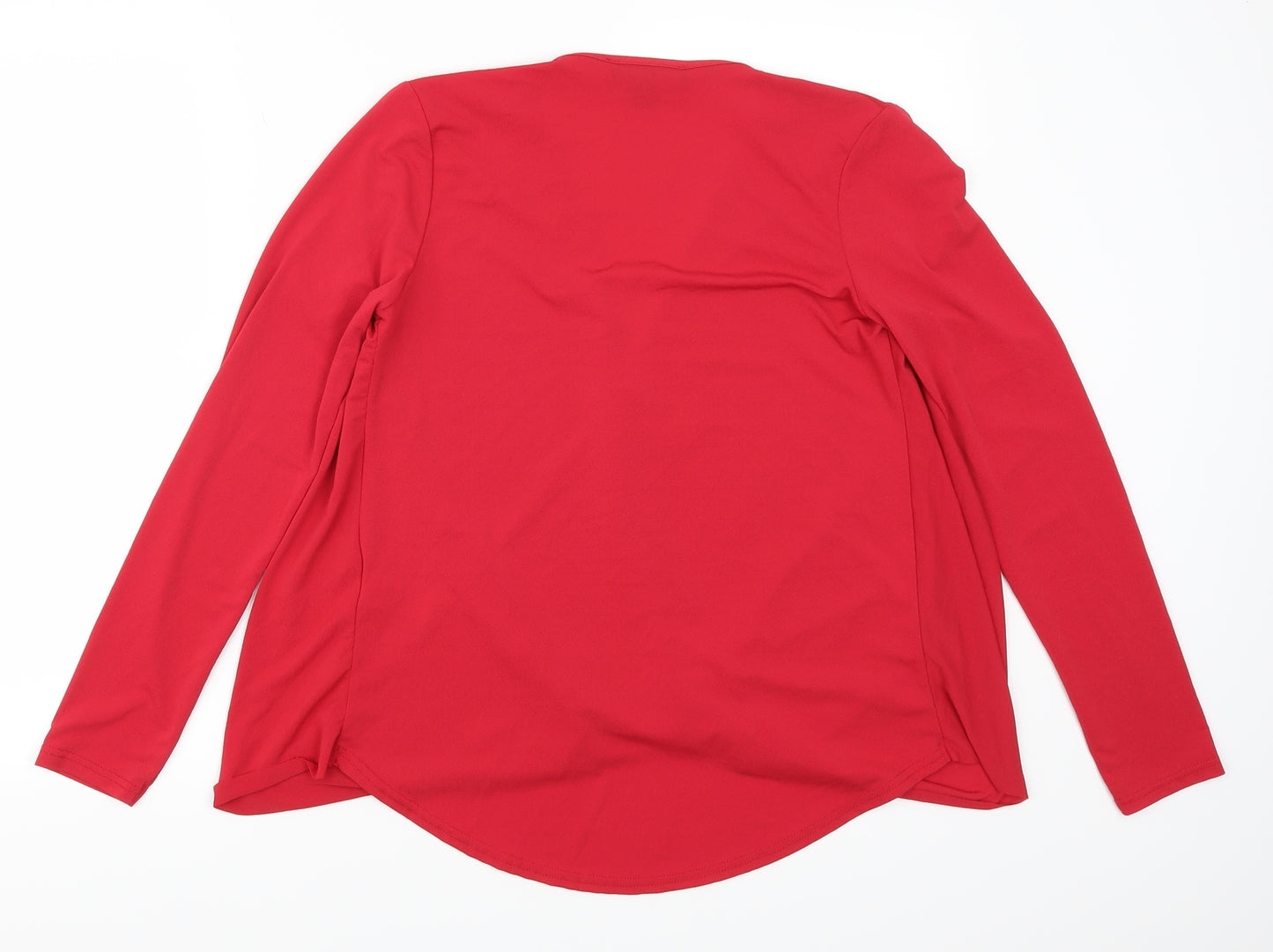 Atmosphere Womens Red   Basic T-Shirt Size 10