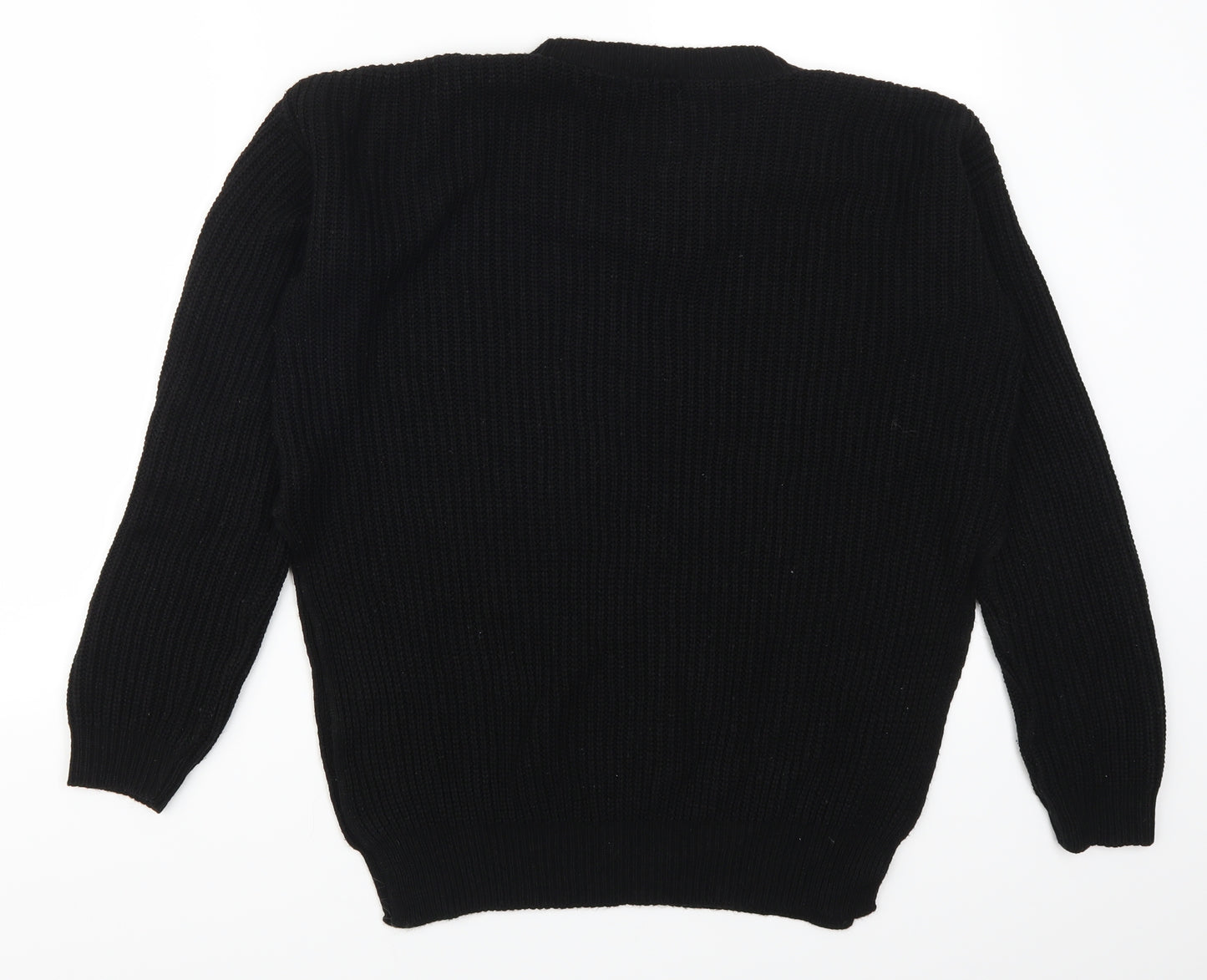 Pretty Little Thing Womens Black   Pullover Jumper Size M