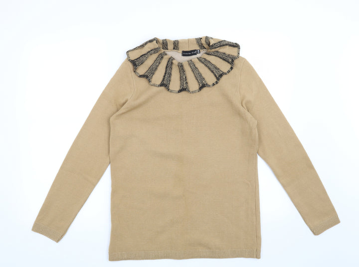 Preworn Womens Beige   Pullover Jumper Size S