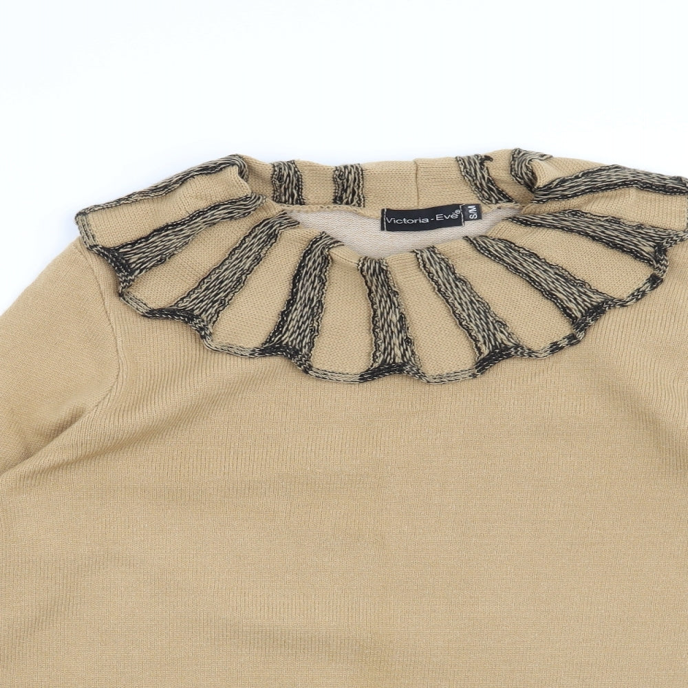 Preworn Womens Beige   Pullover Jumper Size S