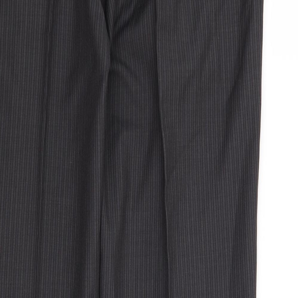 Preworn Mens Blue Striped  Trousers   L32 in