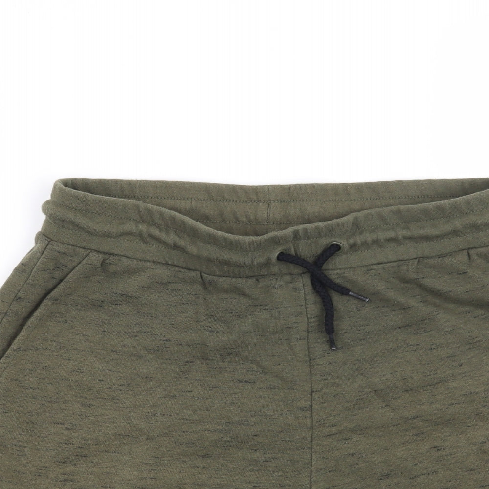 H&M Boys Green   Sweat Shorts Size 16 Years