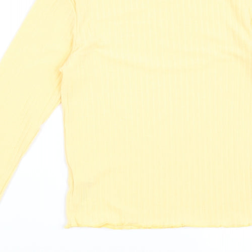 New Look Womens Yellow   Basic Blouse Size 6