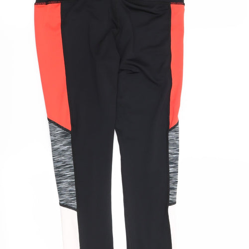 Workout Womens Black   Capri Leggings Size 8 L20 in