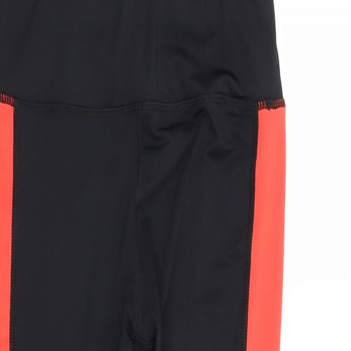 Workout Womens Black   Capri Leggings Size 8 L20 in