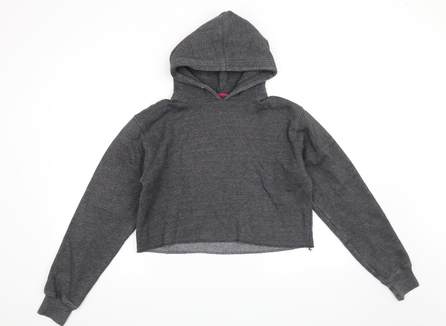 Boohoo Womens Grey   Pullover Hoodie Size S