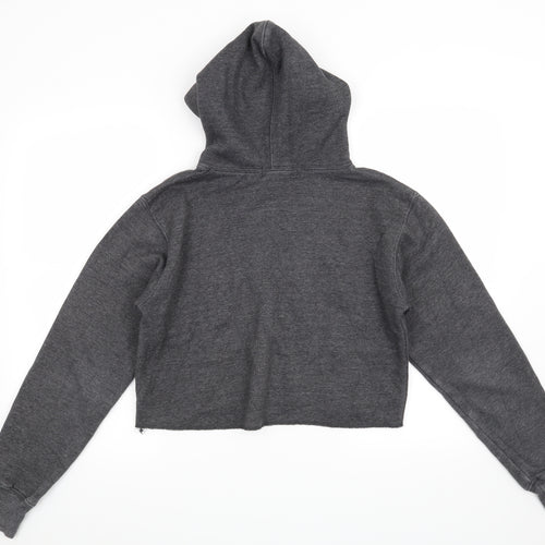 Boohoo Womens Grey   Pullover Hoodie Size S