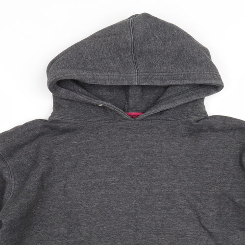 Boohoo Womens Grey   Pullover Hoodie Size S
