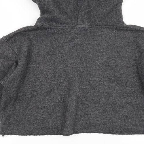 Boohoo Womens Grey   Pullover Hoodie Size S