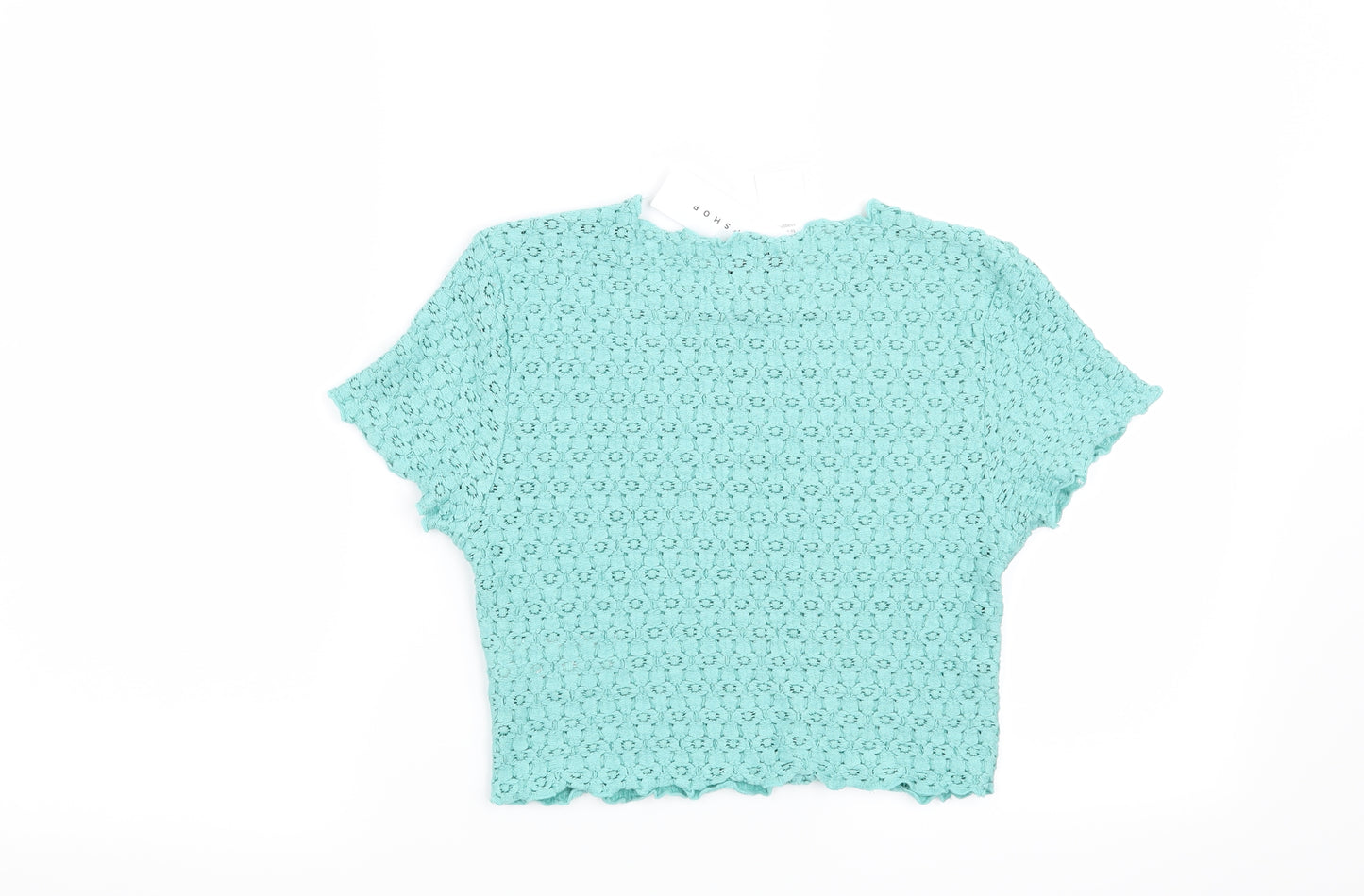 Topshop Womens Blue   Basic T-Shirt Size 10