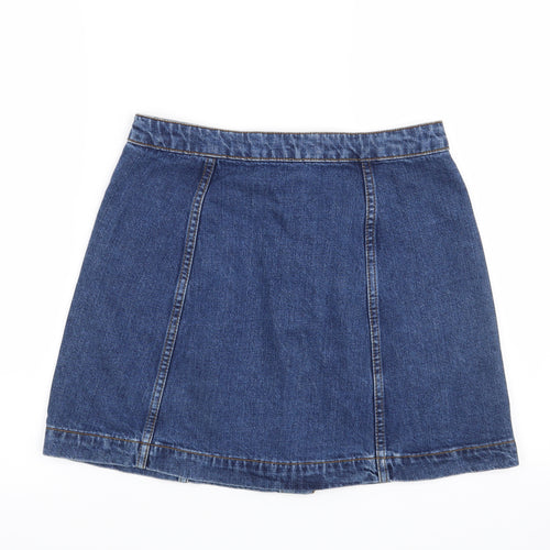 Topshop Womens Blue   Maxi Skirt Size 28 in
