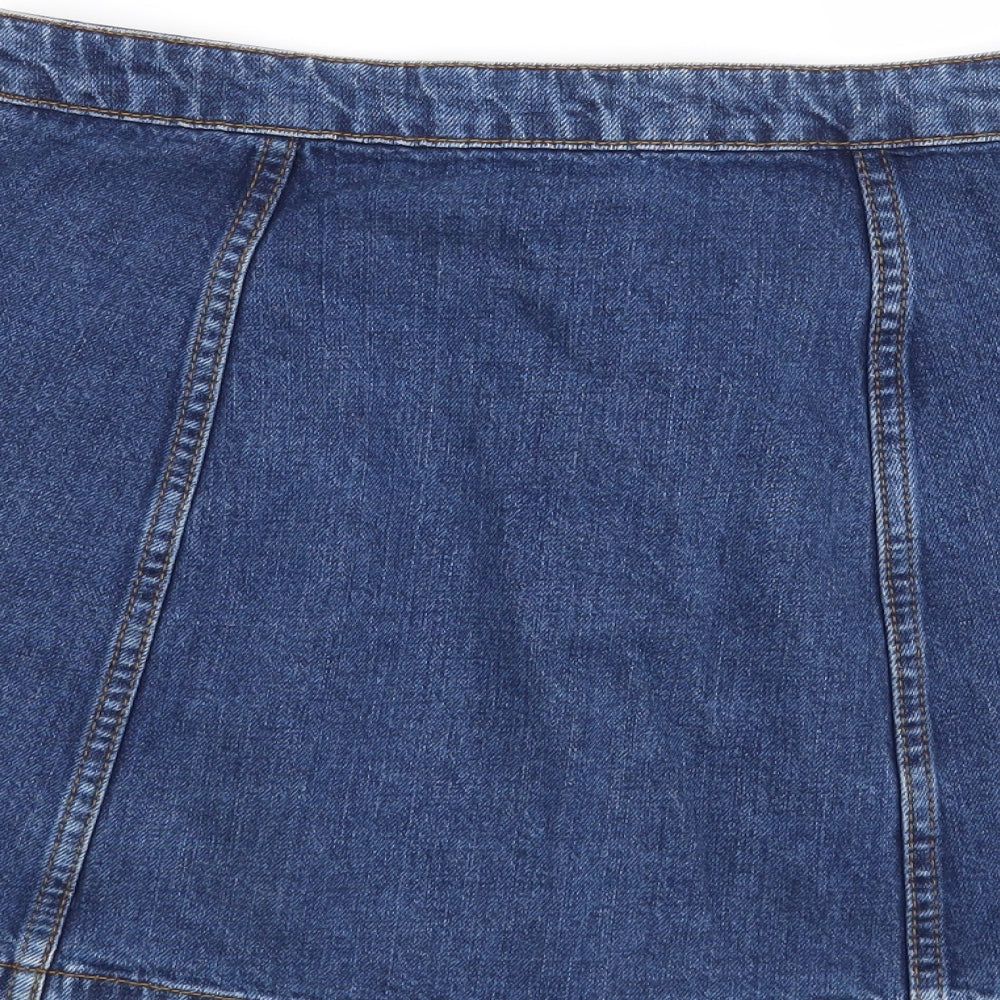 Topshop Womens Blue   Maxi Skirt Size 28 in