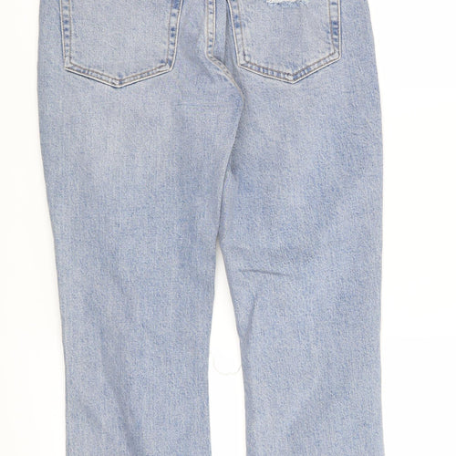 Topshop Womens Blue   Straight Jeans Size 26 in L30 in