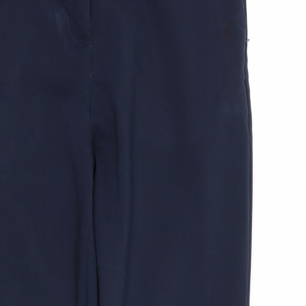 H&M Womens Blue   Trousers  Size 4 L26 in