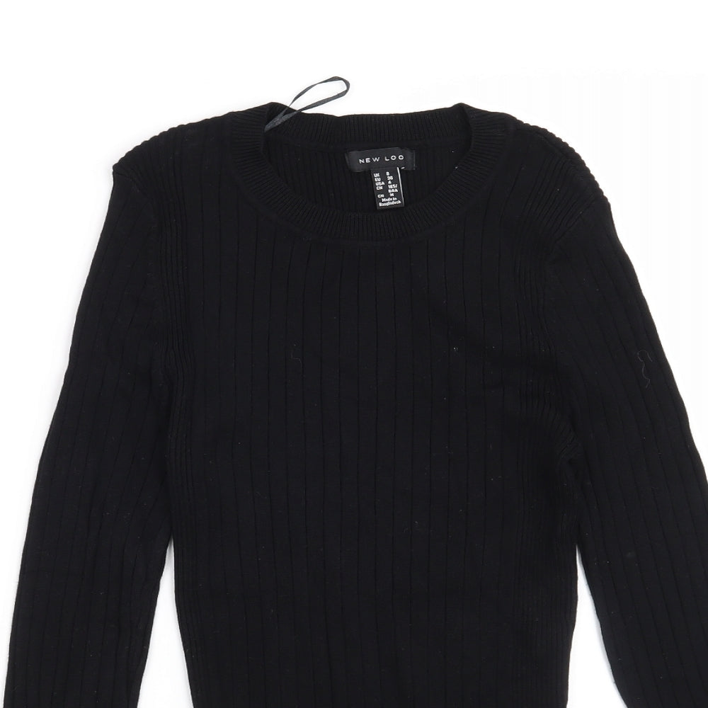 New Look Womens Black   Pullover Jumper Size 8