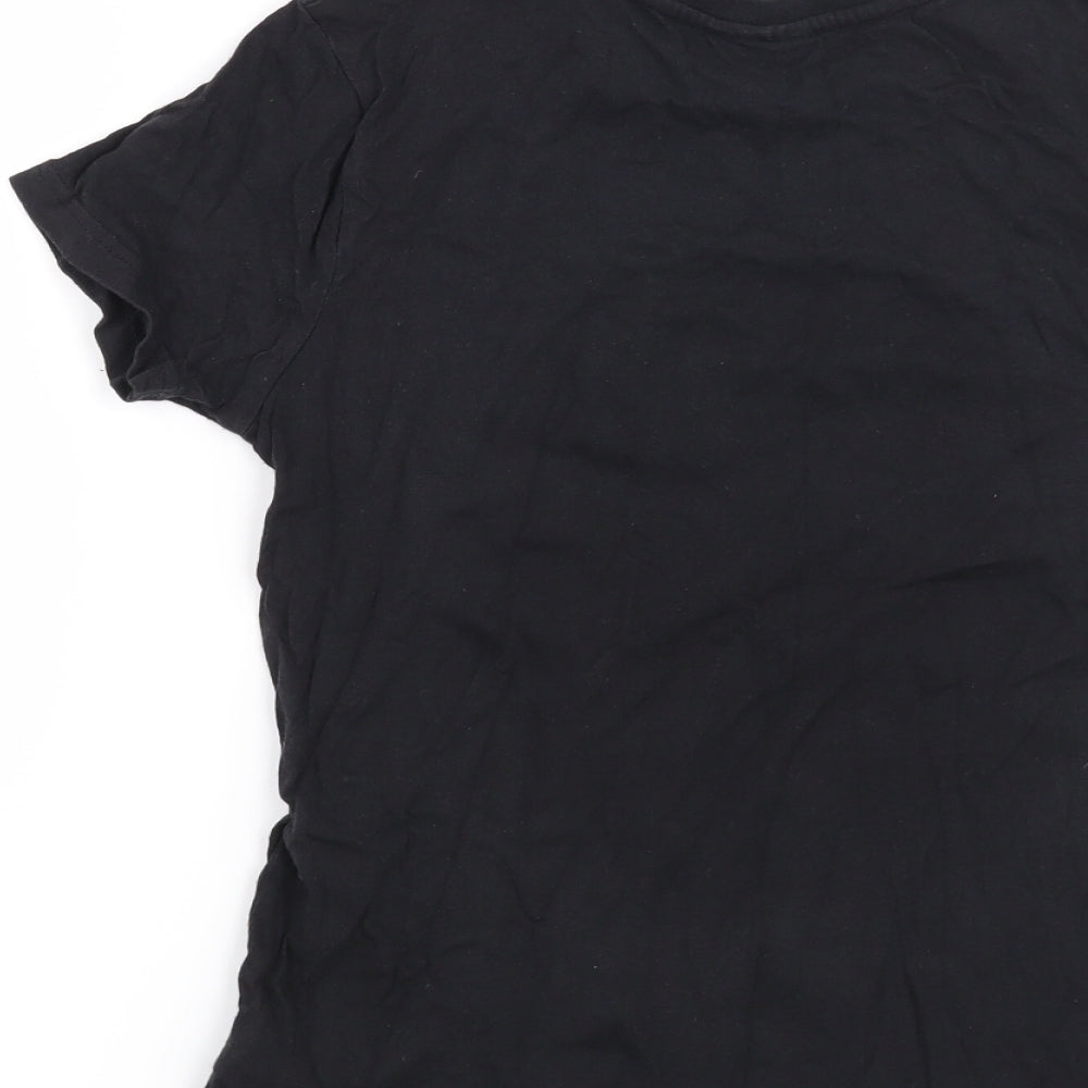 Rebel Boys Black   Basic T-Shirt Size 9-10 Years  - Star Wars