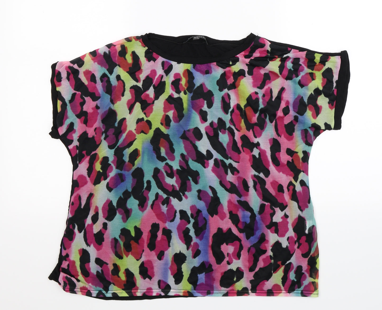 QED London Womens Multicoloured   Basic T-Shirt Size L