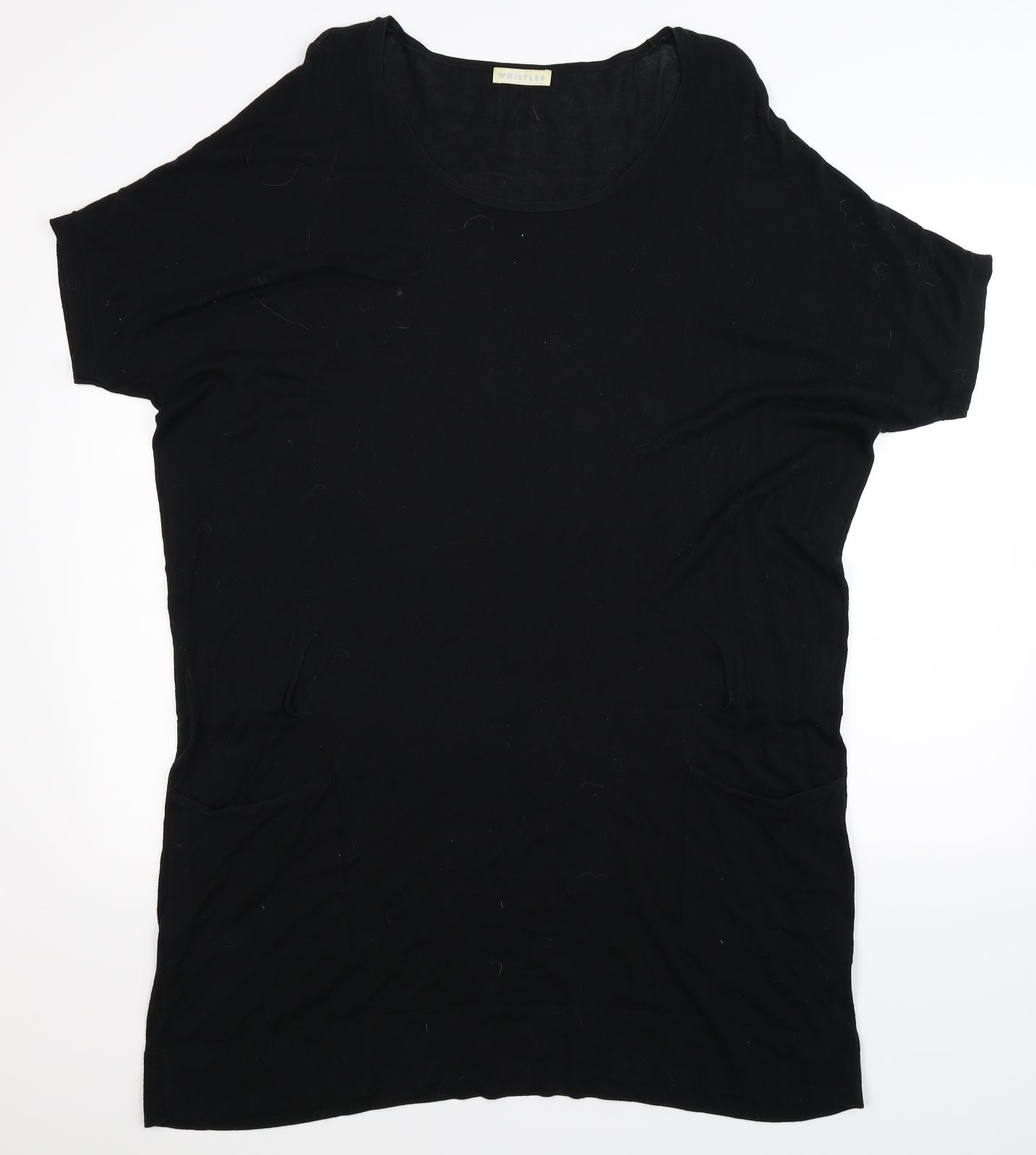 Whistles Womens Black   Jumper Dress  Size 3XL