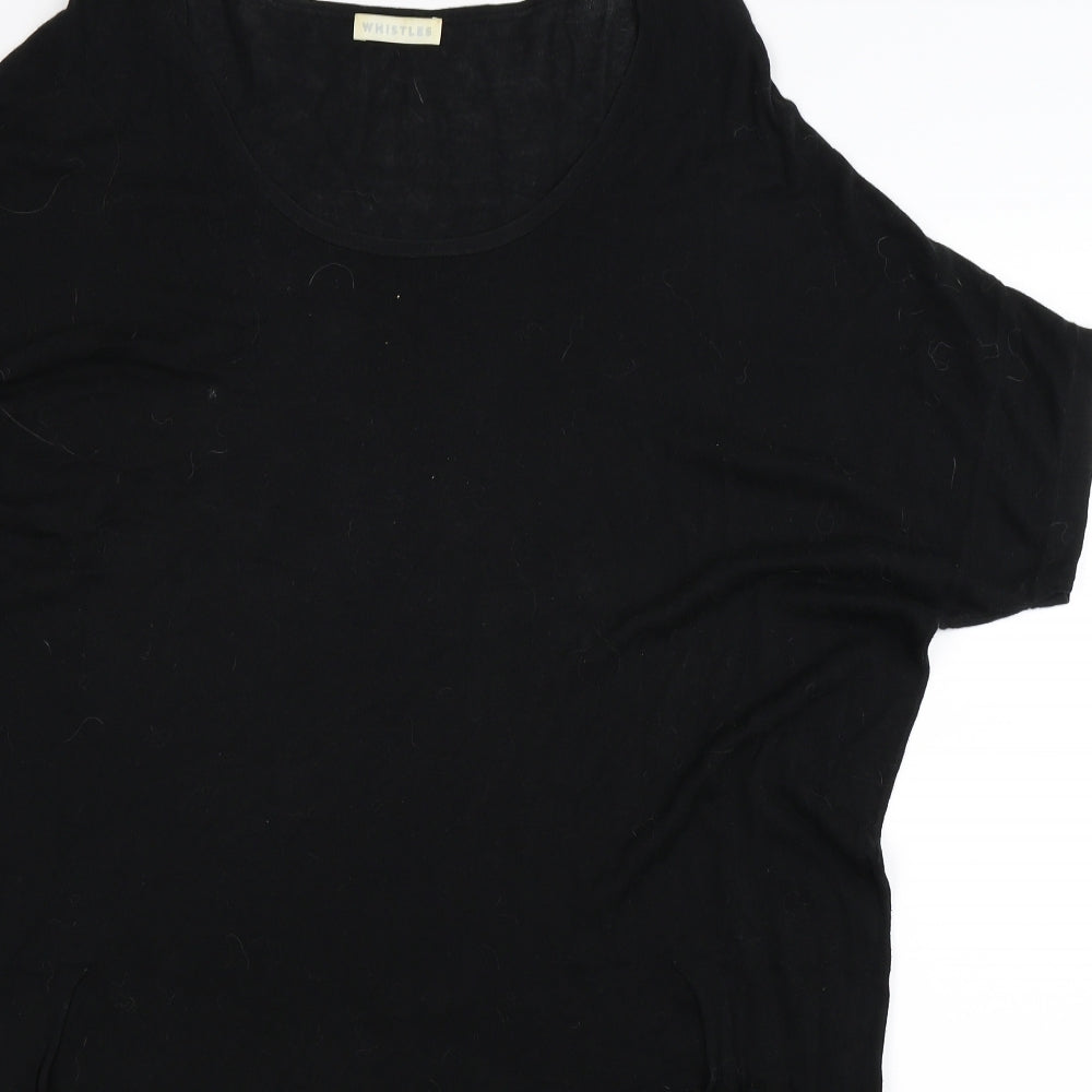 Whistles Womens Black   Jumper Dress  Size 3XL