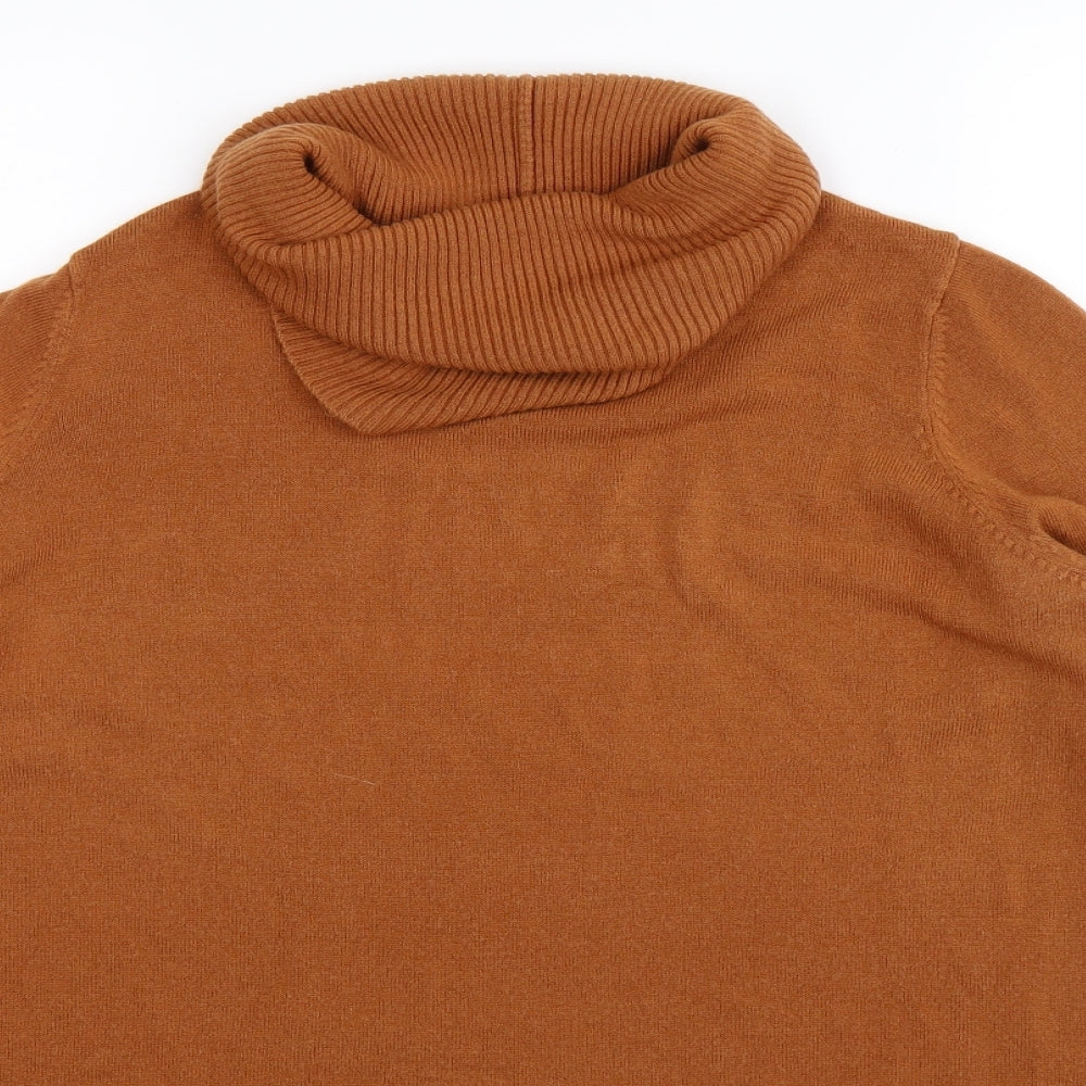 Marks and Spencer Womens Beige  Knit Pullover Jumper Size 16