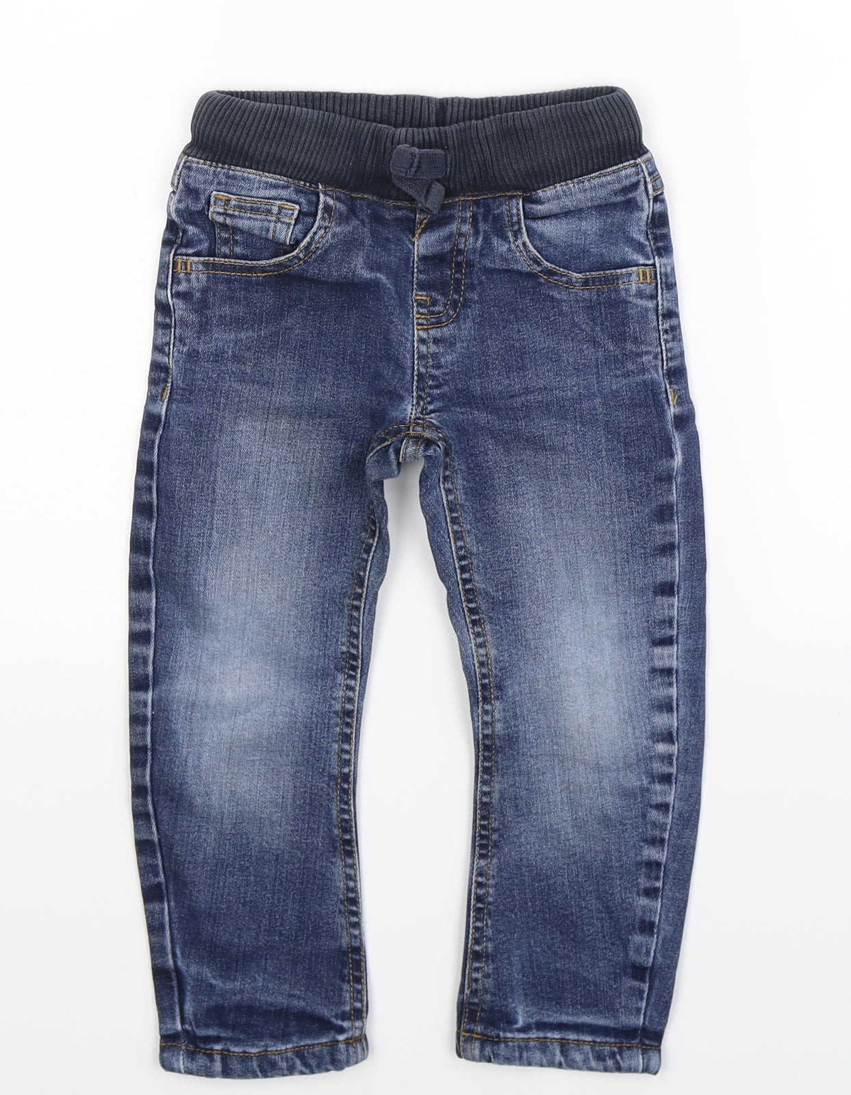 Marks and Spencer Boys Blue  Denim Straight Jeans Size 2-3 Years