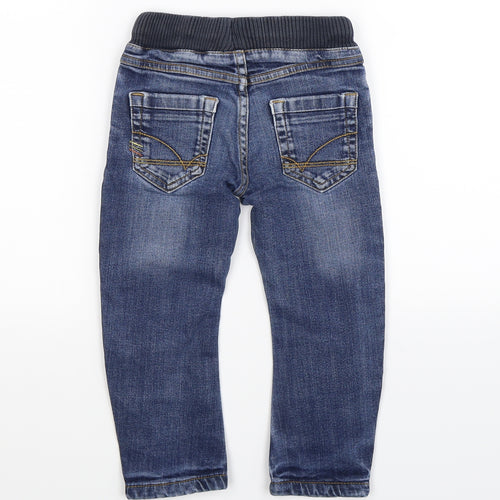 Marks and Spencer Boys Blue  Denim Straight Jeans Size 2-3 Years