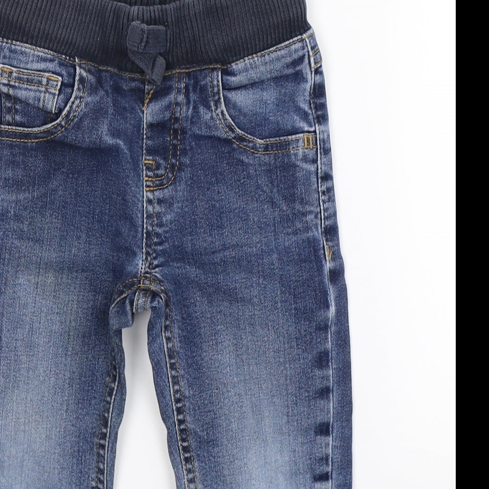 Marks and Spencer Boys Blue  Denim Straight Jeans Size 2-3 Years
