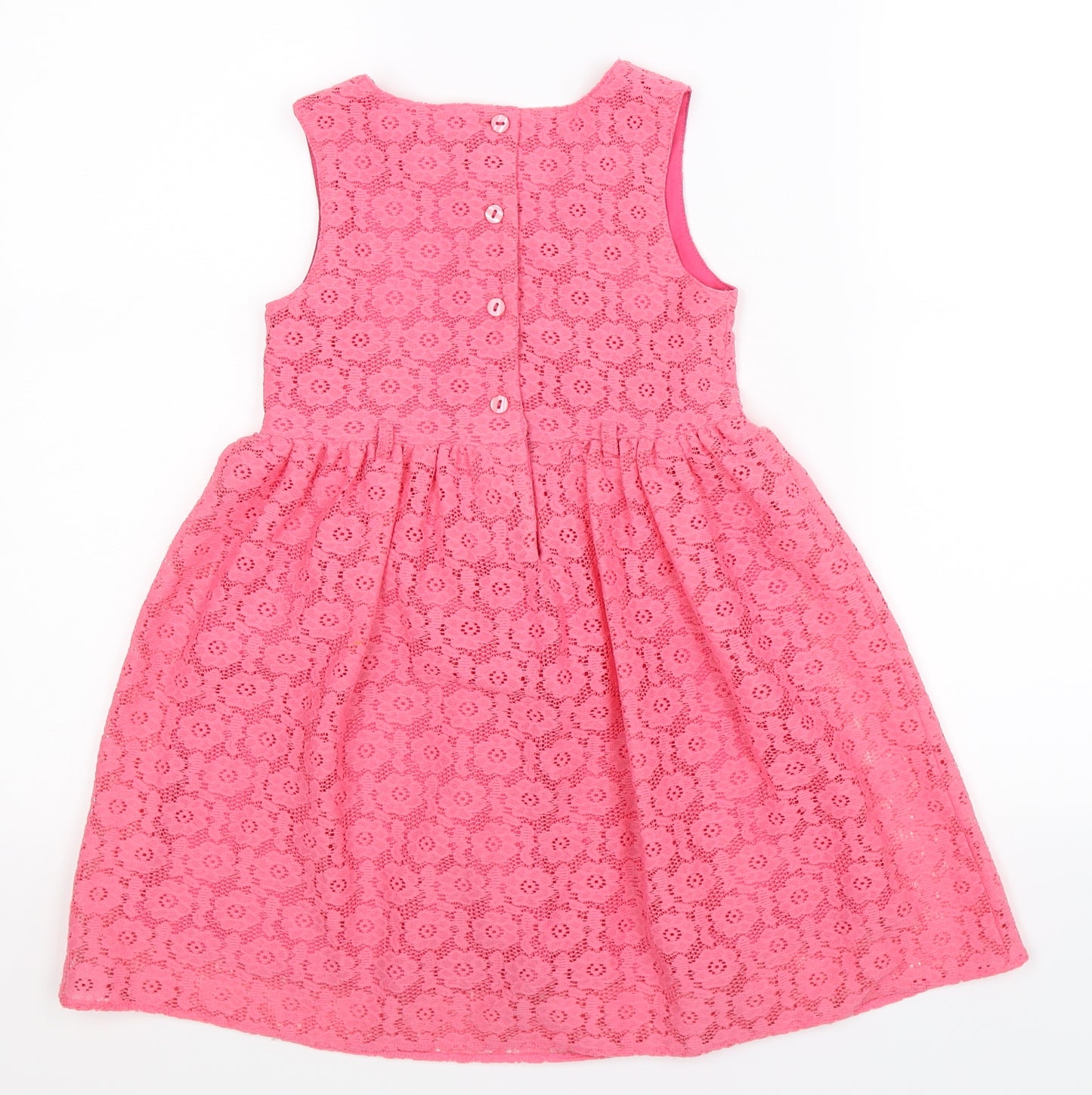F&F Girls Pink   Fit & Flare  Size 6-7 Years