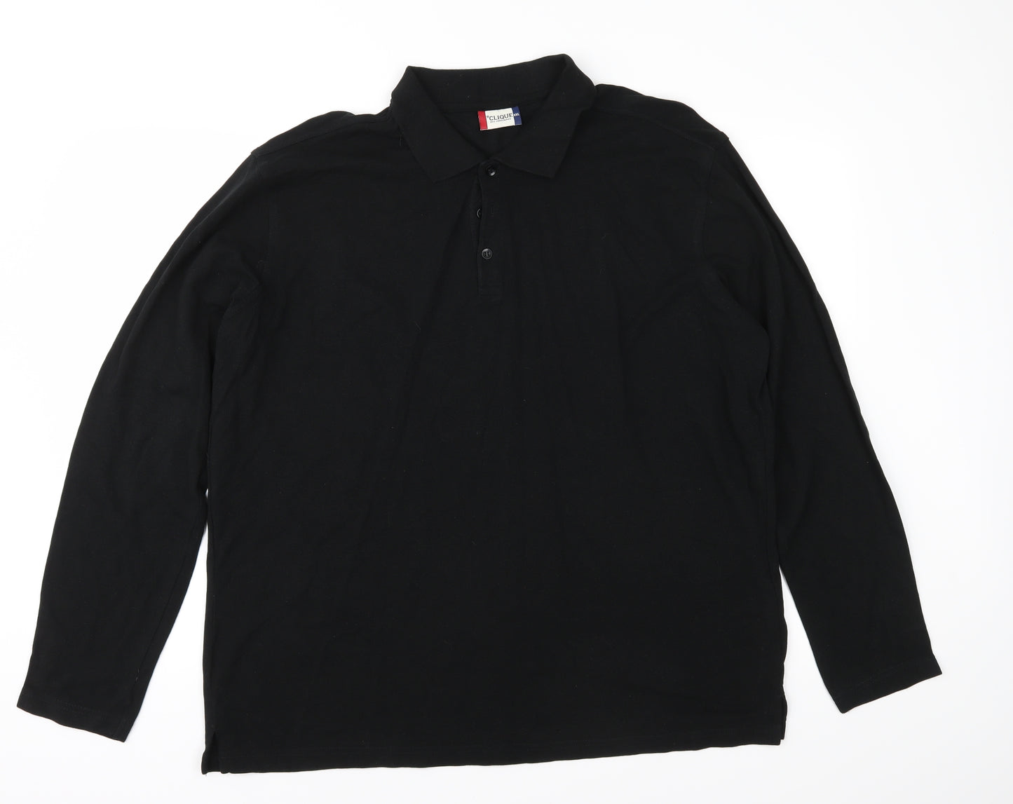 Clinique Mens Black    Polo Size 2XL
