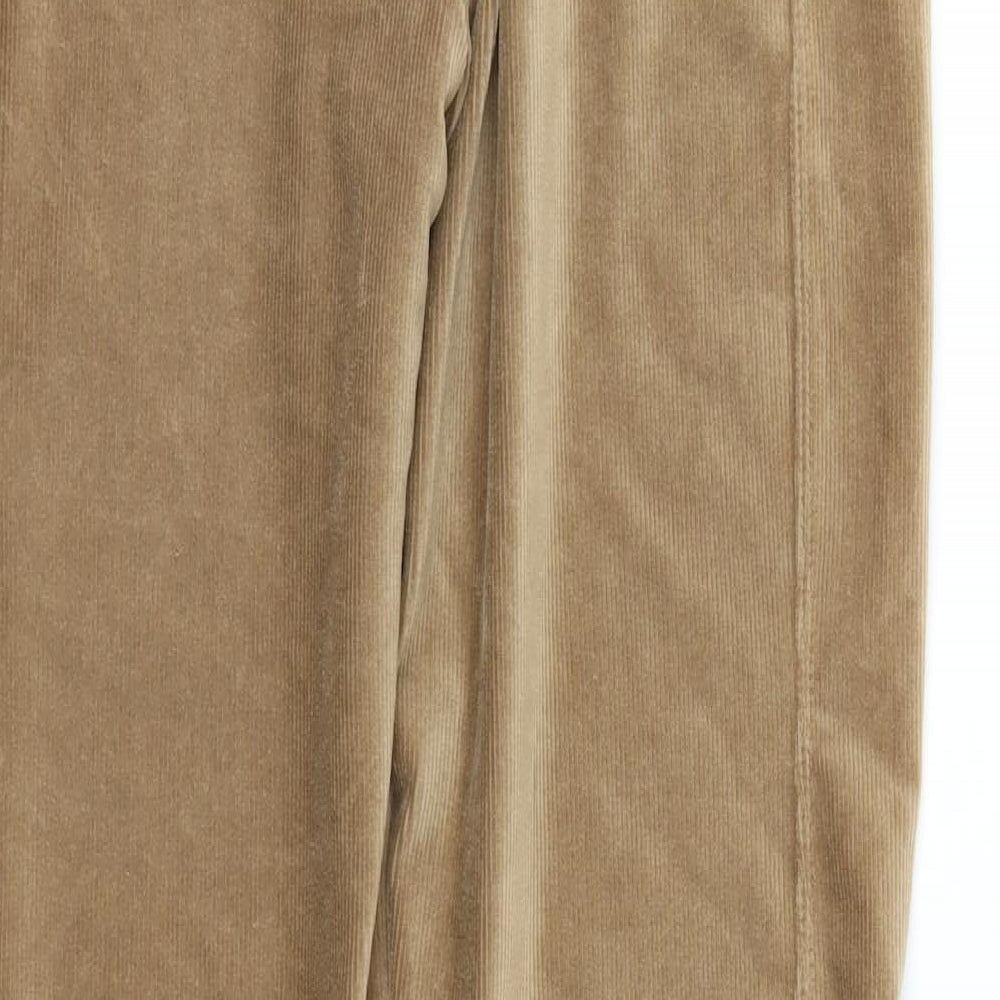12 Womens Brown  Corduroy Jegging Trousers Size 12 L29 in