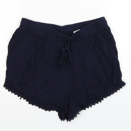 Primark Womens Blue   Utility Shorts Size 10