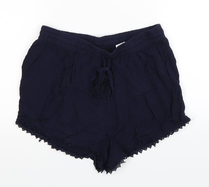Primark Womens Blue Utility Shorts Size 10