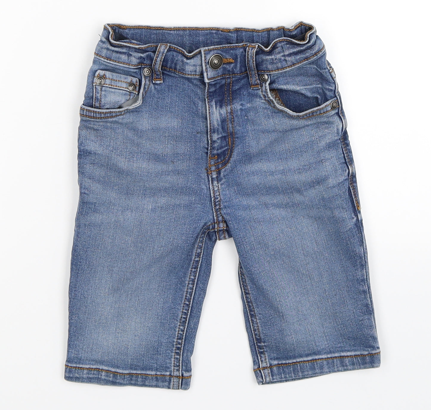 TU Boys Blue  Denim Cargo Shorts Size 6 Years