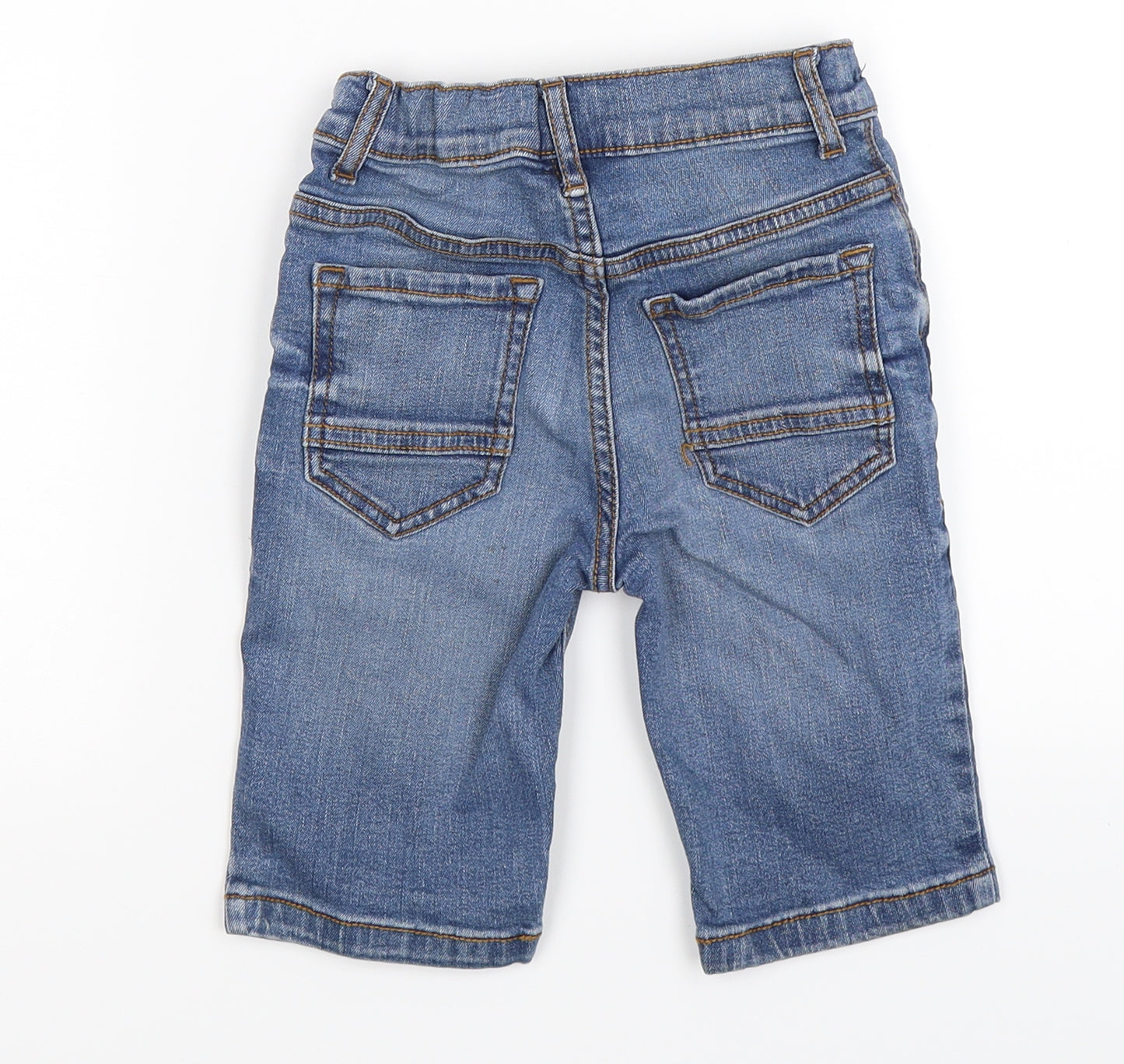 TU Boys Blue  Denim Cargo Shorts Size 6 Years