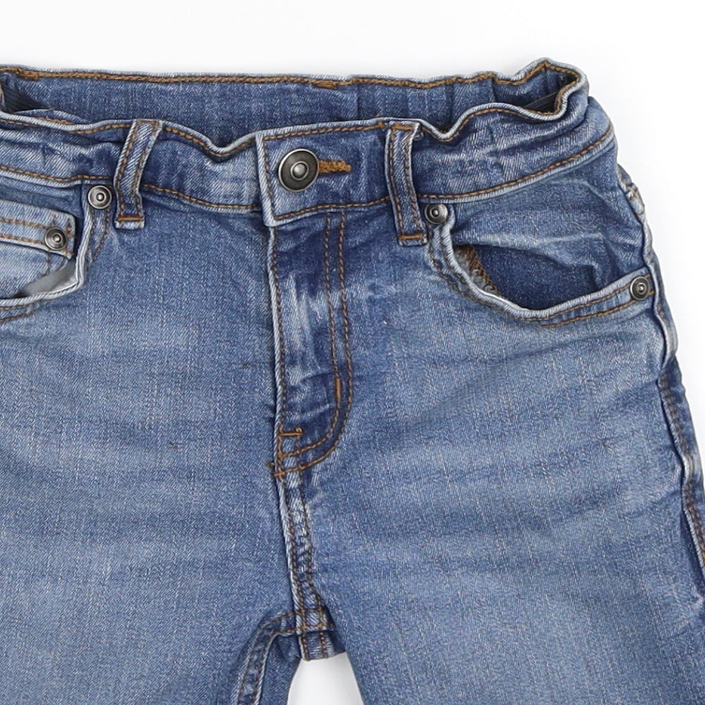 TU Boys Blue  Denim Cargo Shorts Size 6 Years