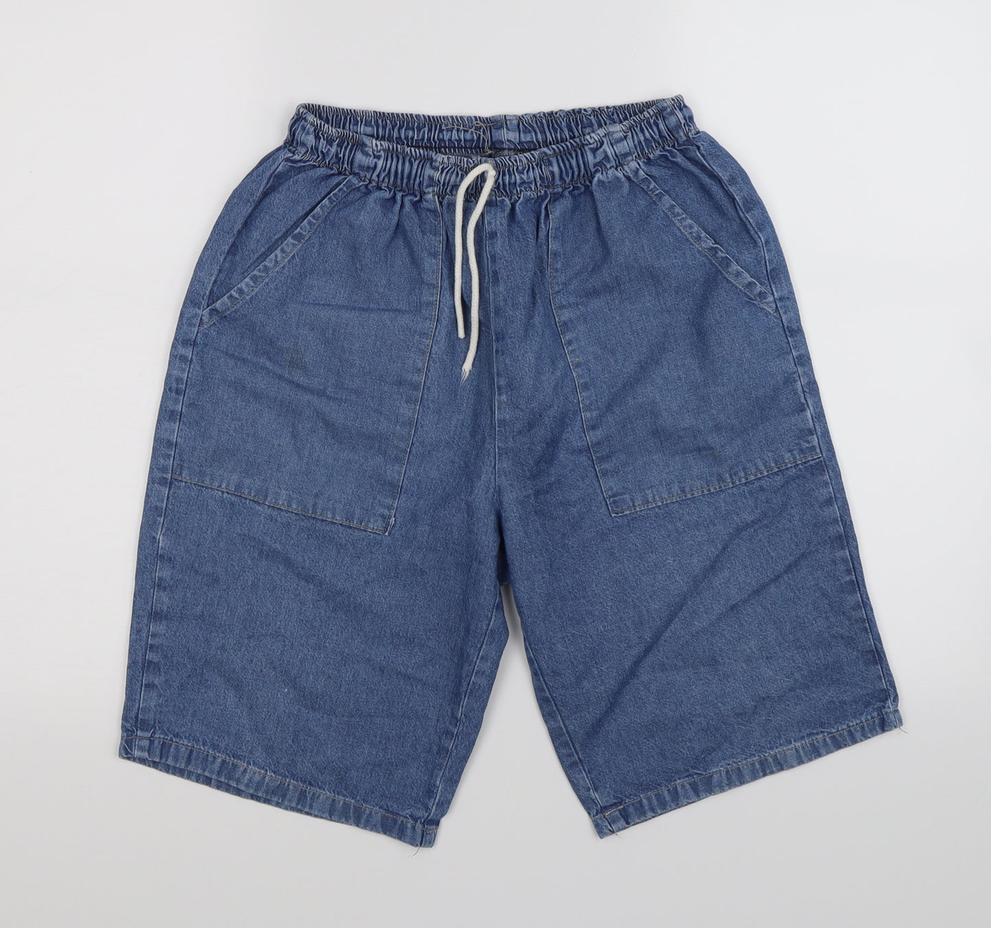 Red dragon jean Womens Blue  Denim Utility Shorts Size M