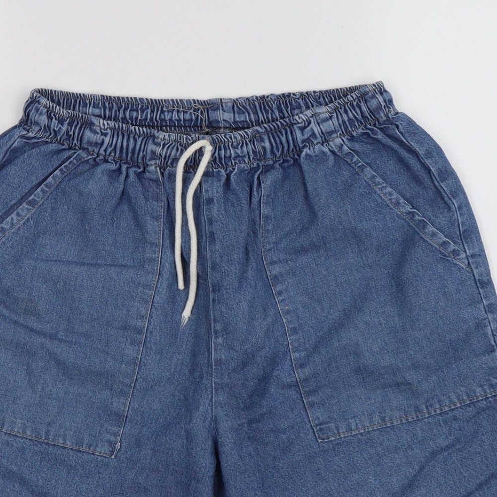 Red dragon jean Womens Blue  Denim Utility Shorts Size M