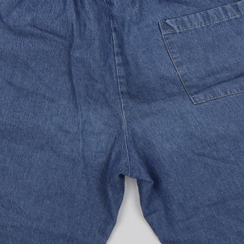 Red dragon jean Womens Blue  Denim Utility Shorts Size M