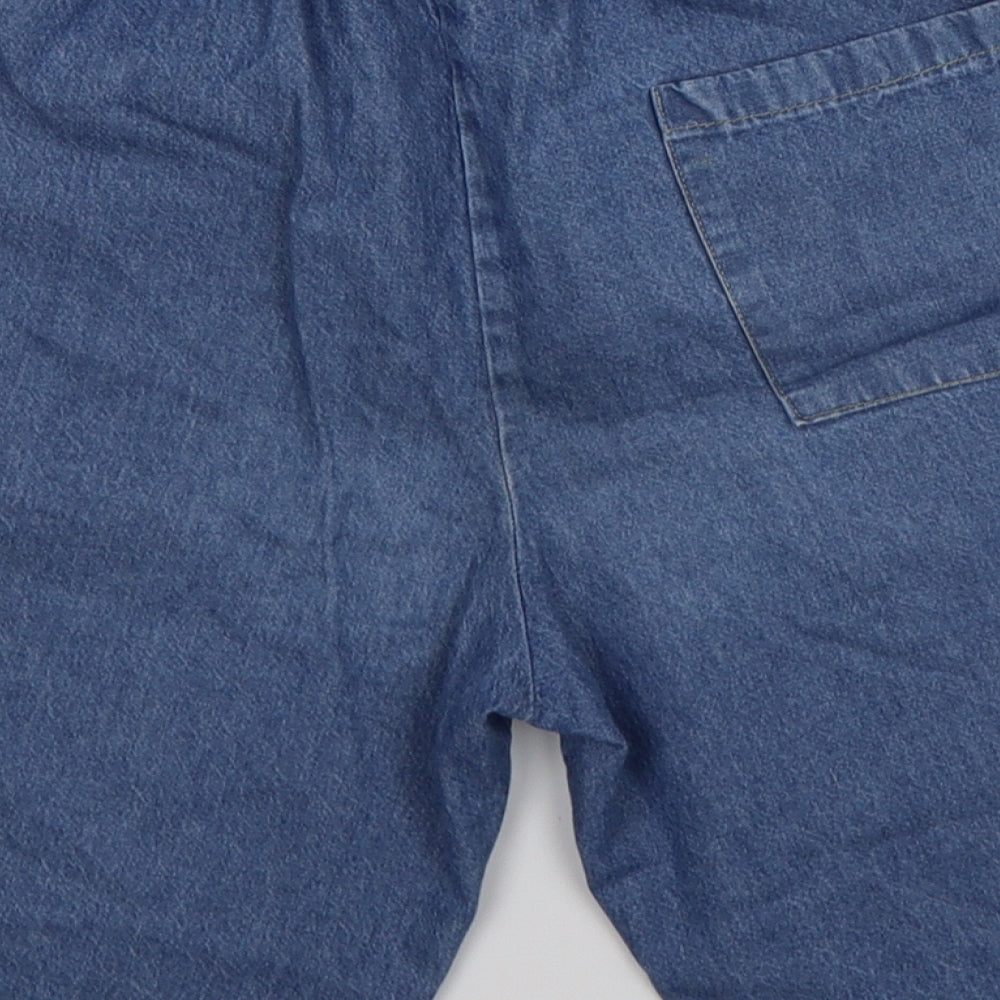 Red dragon jean Womens Blue  Denim Utility Shorts Size M